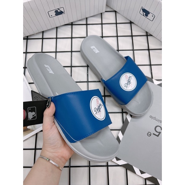 [CHÍNH HÃNG] DÉP MLB NỘI ĐỊA HÀN LOGO BÓNG CHÀY  - MLB CHÍNH HÃNG UNISEX NAM NỮ (HÀNG CÓ SẴN) - CÓ BILL MUA HÀN