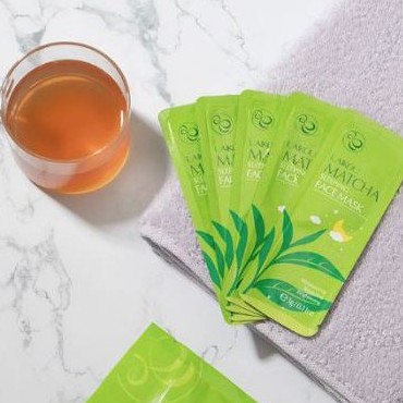 Combo 10 miếng mặt nạ trà xanh làm sạch mụn Matcha LaiKou