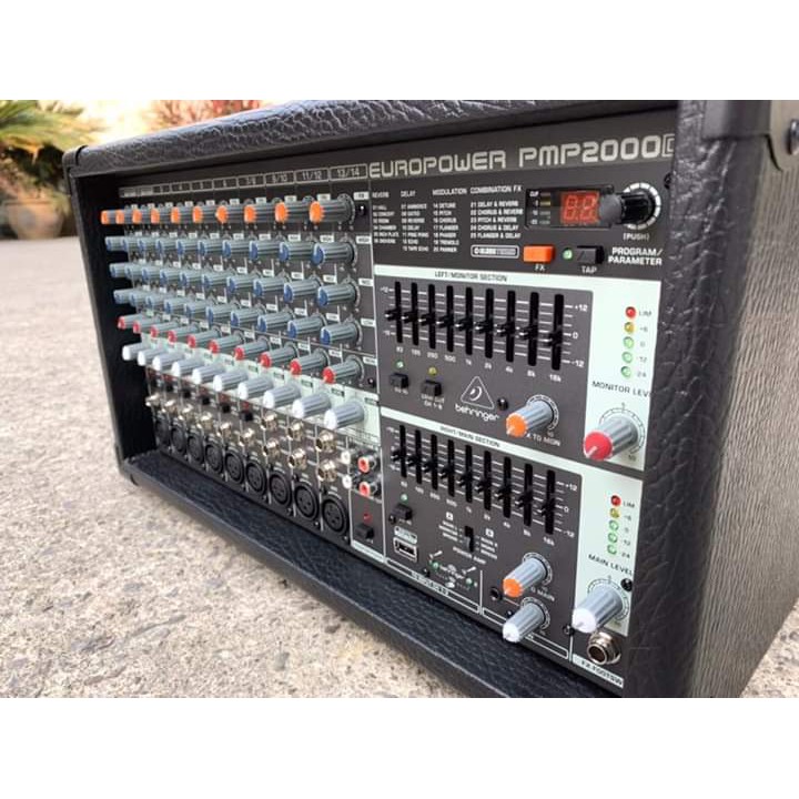 MIXER LIỀN CÔNG SUẤT BEHRINGER EUROPOWER PMP2000D NHẬP KHẨU CHÍNH HÃNG