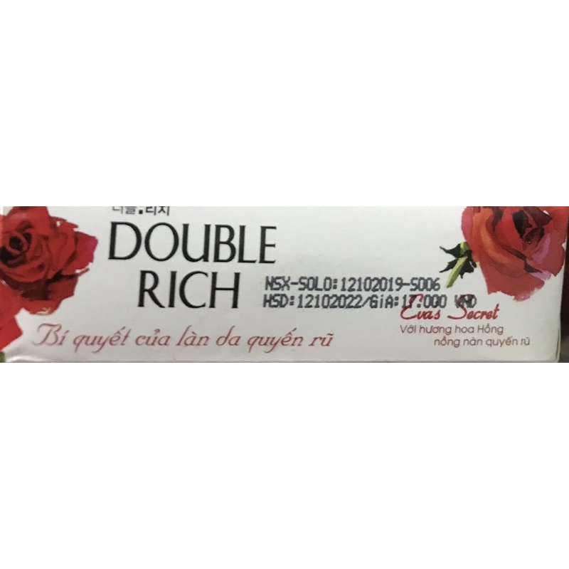 XÀ BÔNG THƠM DOUBLE RICH 90g HÀNG KHUYẾN MÃI (HẠN SỬ DỤNG NHƯ HÌNH) | BigBuy360 - bigbuy360.vn