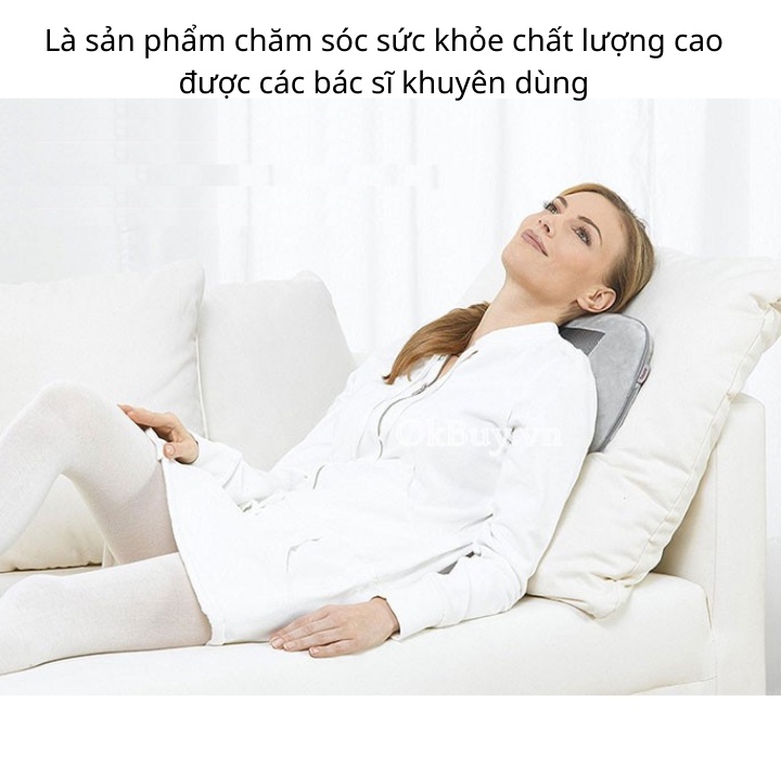 Gối massage hồng ngoại Beurer MG145, massage cổ vai gáy giảm đau nhức thoái hóa xương khớp, chất lượng cao cấp