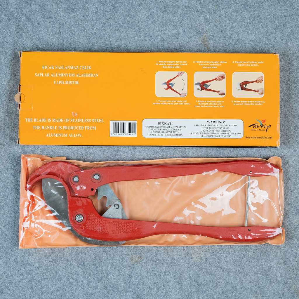 Kéo cắt ống nước cao cấp 14 – 63mm Candan