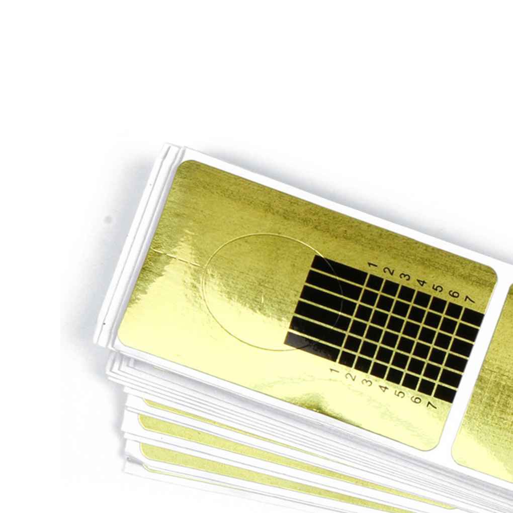 Set 100 miếng dán hỗ trợ sơn móng/nối móng