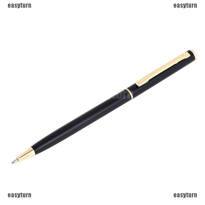 🌸ĐẦY ĐỦ 🌸Luxury Metal Ballpoint Pen 1mm Black Ink Gel Pen Office Writing Stationery Gift