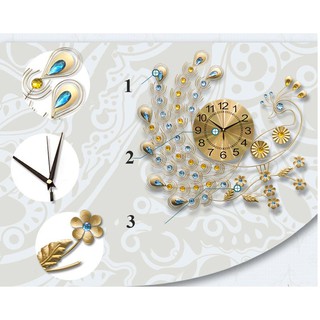 Đồng Hồ Treo Tường Chim Công