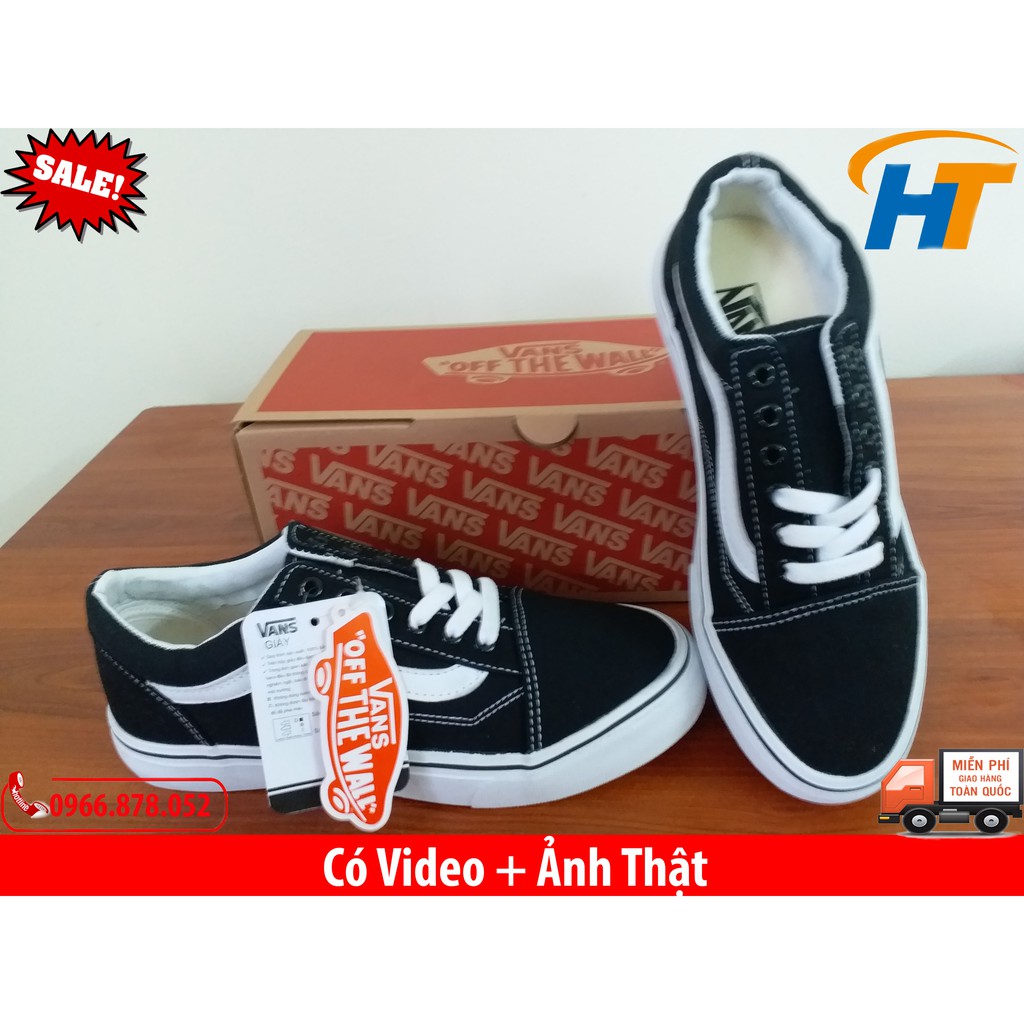 ⚡Giày thể thao van.s old skool đen trắng Nam Nữ | BigBuy360 - bigbuy360.vn