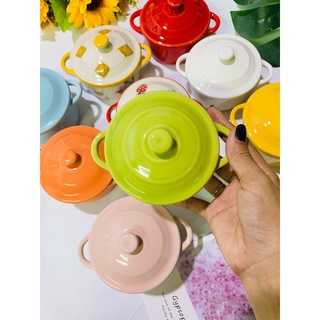 Chén Sứ Ăn Dặm Có Nắp Size To Cho Bé