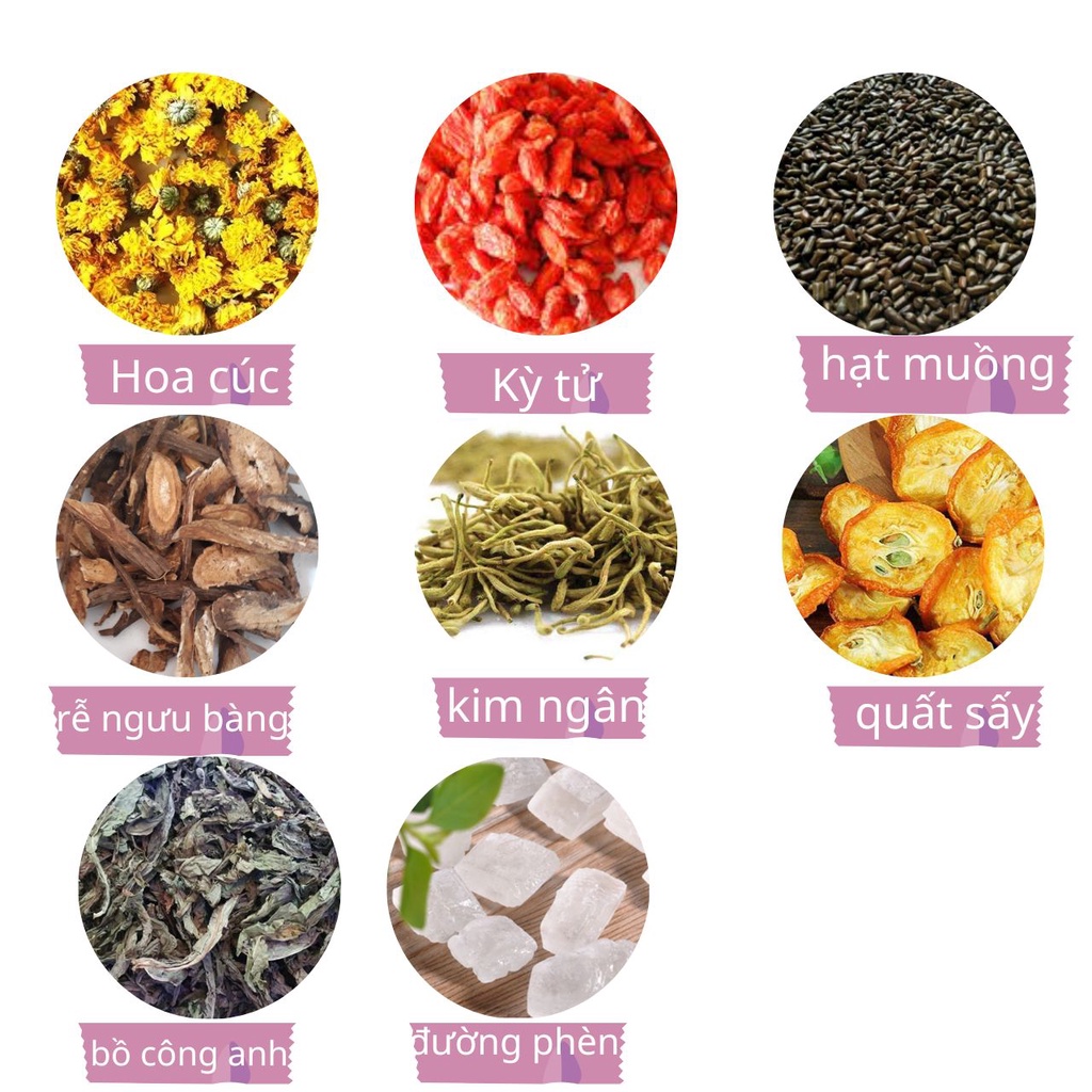 1 GÓI Trà hoa cúc thảo mộc trà dưỡng nhan an toàn  cho sức khỏe thanh nhiệt giải độc