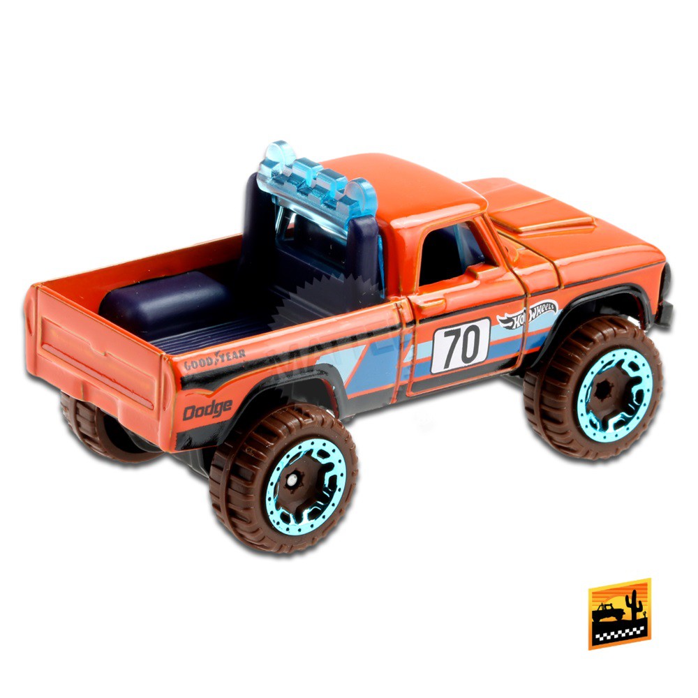 Xe mô hình 1:64 Hot Wheels Basic Baja Blazers 2021 - 70 Dodge Power Wagon GTB58