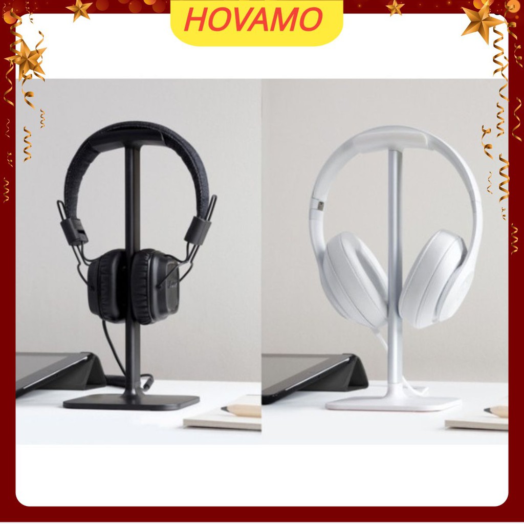 Giá Treo Đỡ Tai Nghe RGB Chụp Tai HeadPhone Stand Gaming Để Bàn Chắc Chắn Dễ Tháo Lắp Giá Rẻ HOVAMO X3