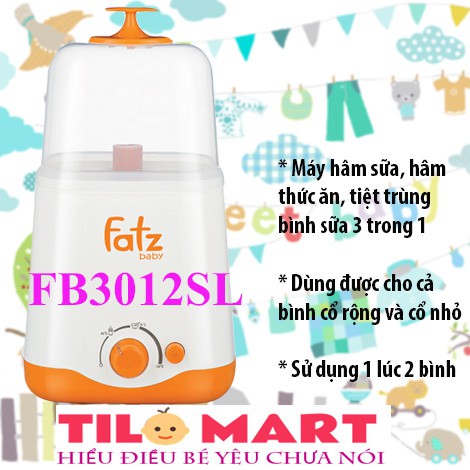 Máy hâm sữa/ tiệt trùng bình sữa FATZ BABY (FB3002SL/FB3003SL/FB3012SL/FB3027SL)