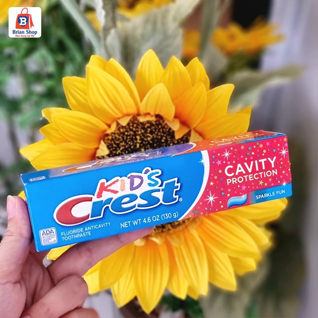 Kem Đánh Răng Cho Bé Từ 02 Tuổi Crest Kids Cavity Protection [Tuýp 130g]
