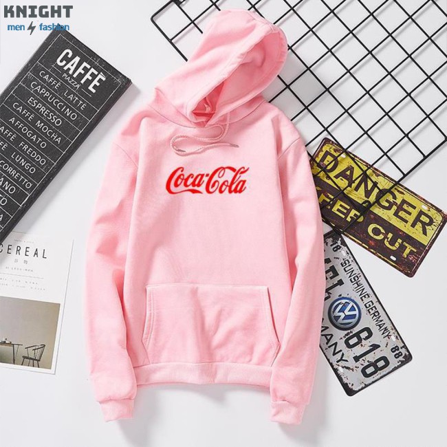 Áo Hoodie In Chữ Coca-Cola Cho Nam Và Nữ