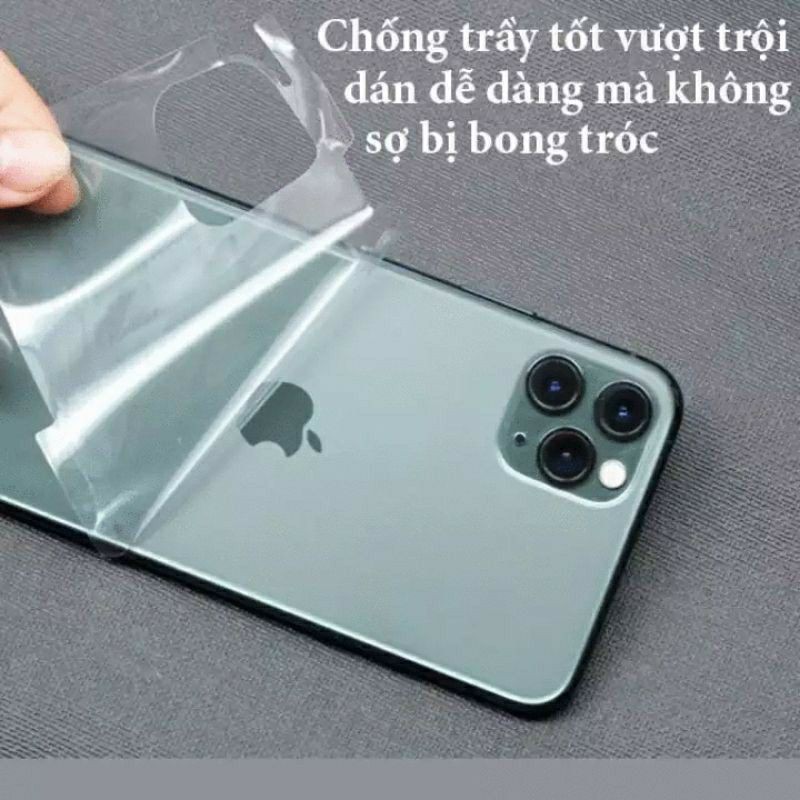 [COMBO] KÍNH CƯỜNG LỰC IPHONE CHỐNG VÂN TAY + MIẾNG DÁN PPF MẶT SAU PHỤC HỒI VẾT XƯỚC DÀNH CHO IPHONE