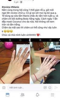 Sữa tắm Manis mẫu mới