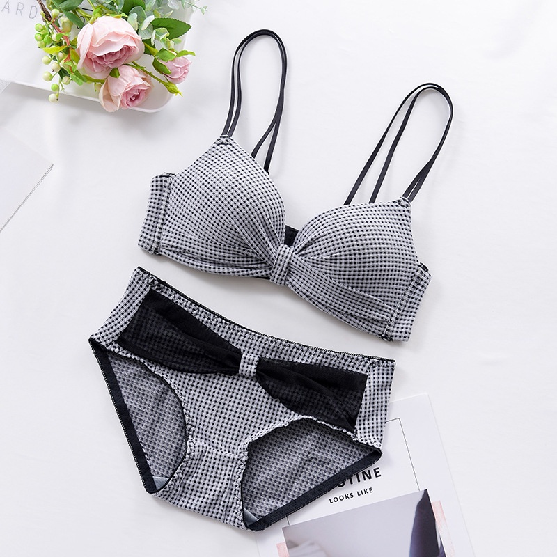 Bộ đồ lót cotton nâng ngực không đường may thời trang gợi cảm dành cho nữ