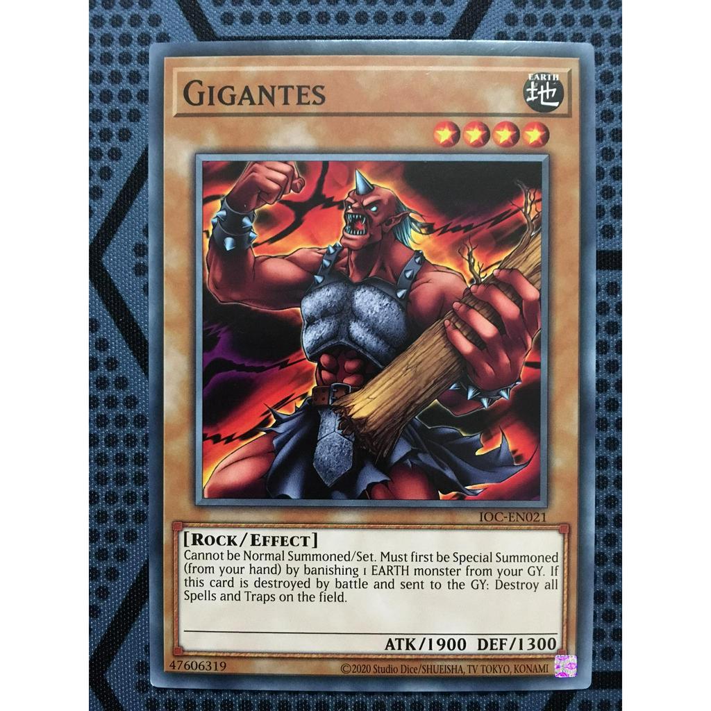 Bài yugioh thời đầu duel monster - Gigantes - IOC-EN021 - Common Unlimited (25th Reprint)