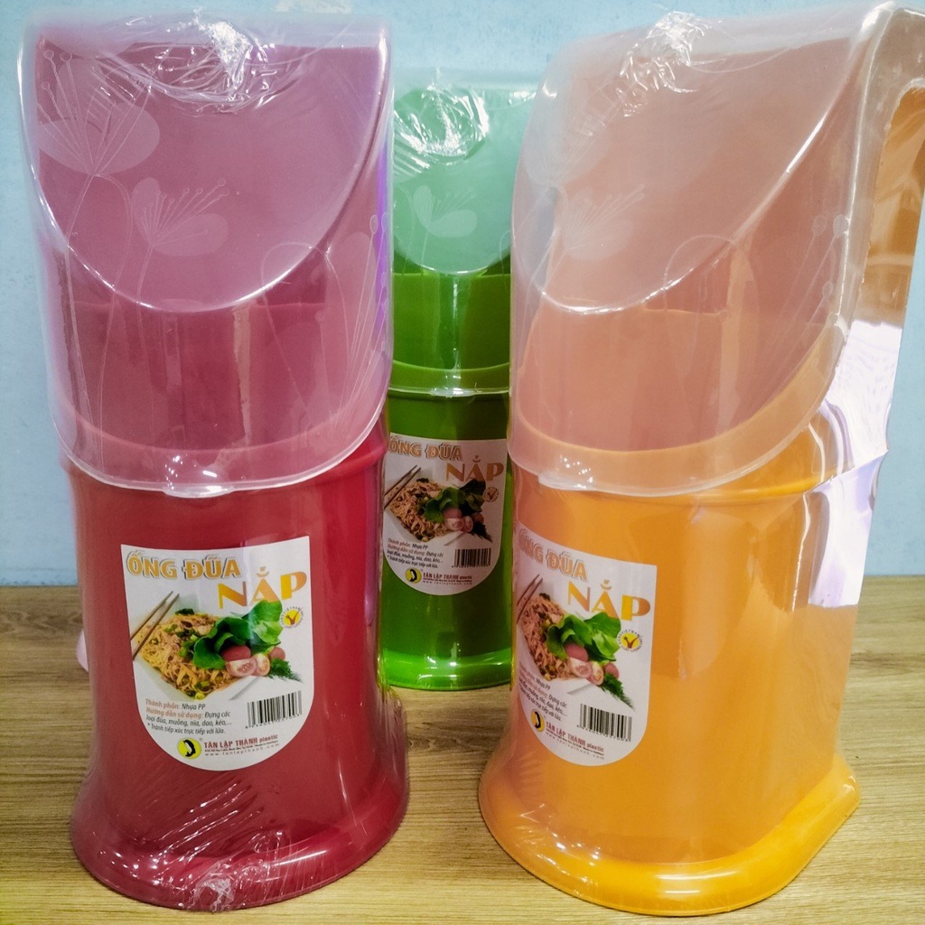 Hộp Đựng Đũa Muỗng Có Nắp Đậy Tân Lập Thành Siêu Bền (Giao Màu Ngẫu Nhiên)