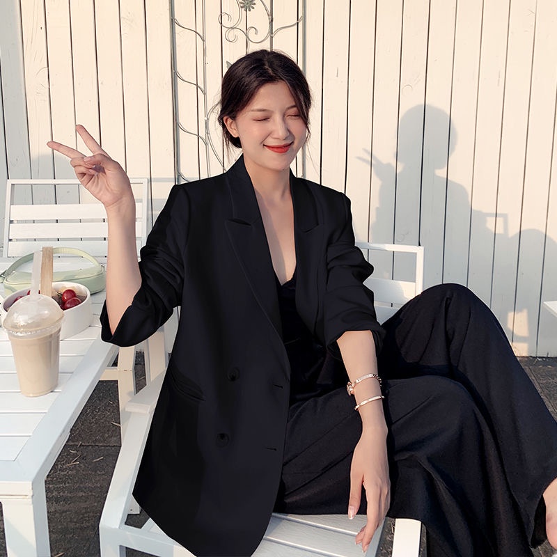 Áo khoác blazer dáng dài thời trang cho nữ