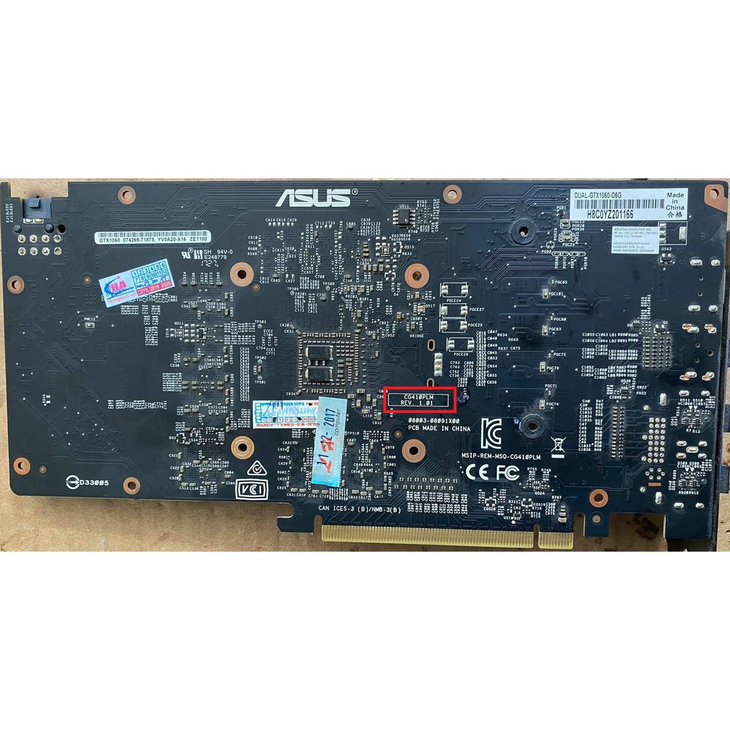 Sơ đồ mạch Boardview Card Asus GTX1060 1060 mã board CG410PLM rev 1.01