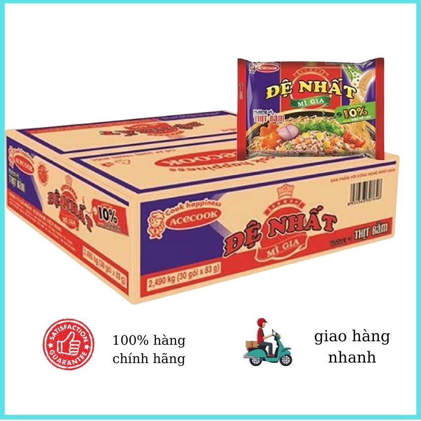 Mì đệ nhất hương vị thịt bằm thùng 30 goi1x 83g