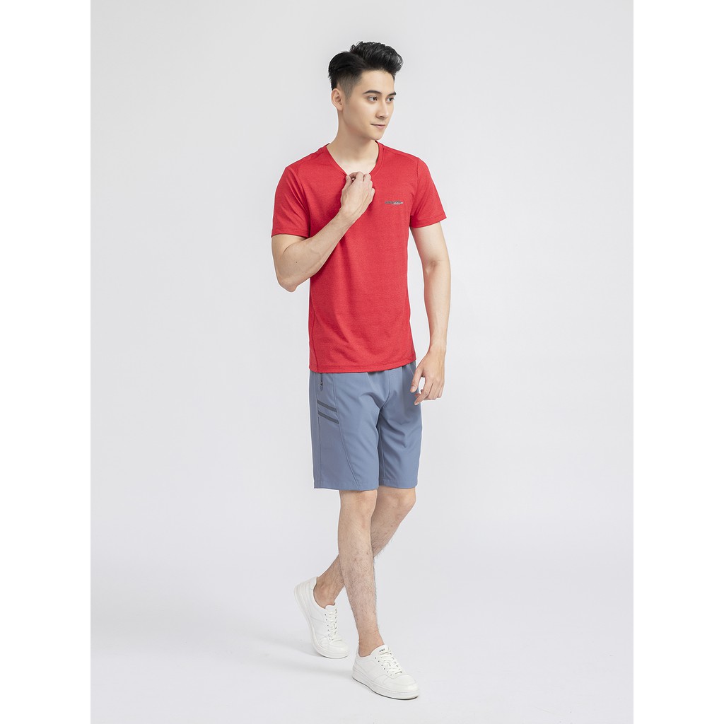 Áo thun nam cộc tay ARISTINO mặt vải sáng bóng và nhẵn mịn, khô thoáng, nhanh khô - ATS015S1