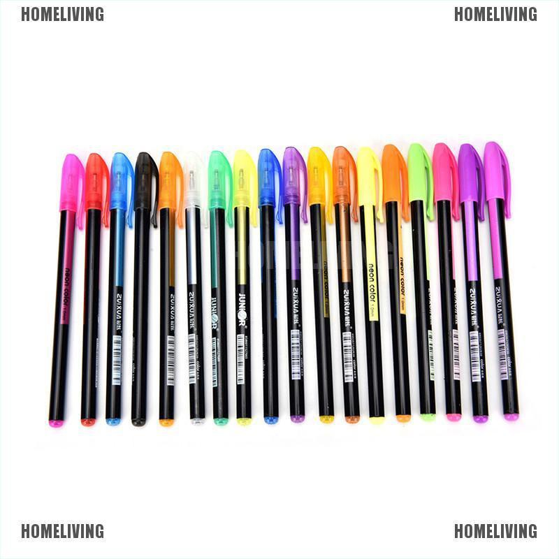 Set 48 Bút Mực Gel Dạ Quang Nhiều Màu Sắc
