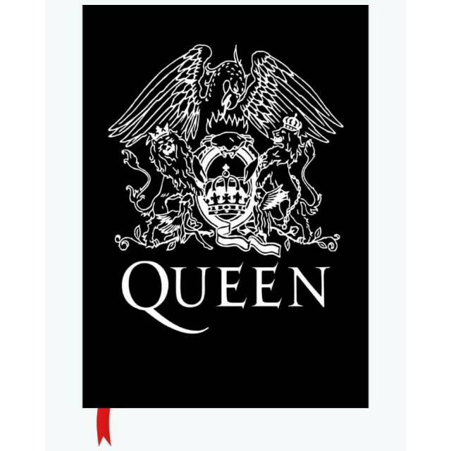 Sổ Tay Bìa Kim Loại In Logo Rock - Queen Độc Đáo