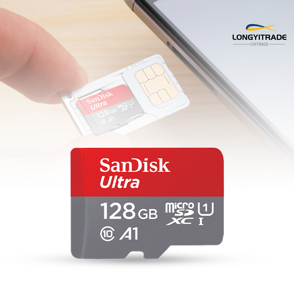 SANDISK Thẻ Nhớ 64gb / 128gb / 256gb / 512gb Tf / Sd Cho Máy Ảnh