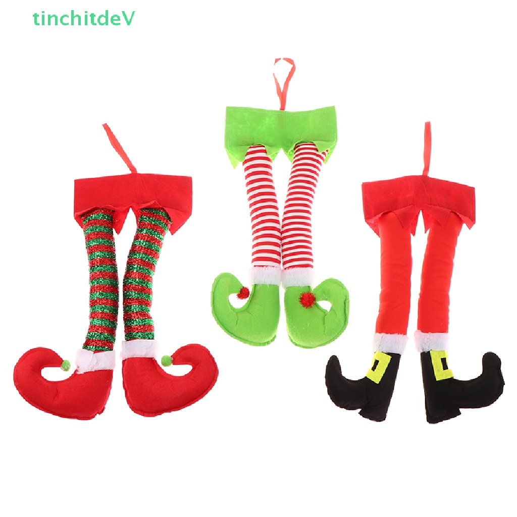 [TinchitdeV] Đồ trang trí Ông Già Noel Chân Yêu Tinh Trang Trí Giáng Sinh Tự Động Cho Xe Hơi [Mới]