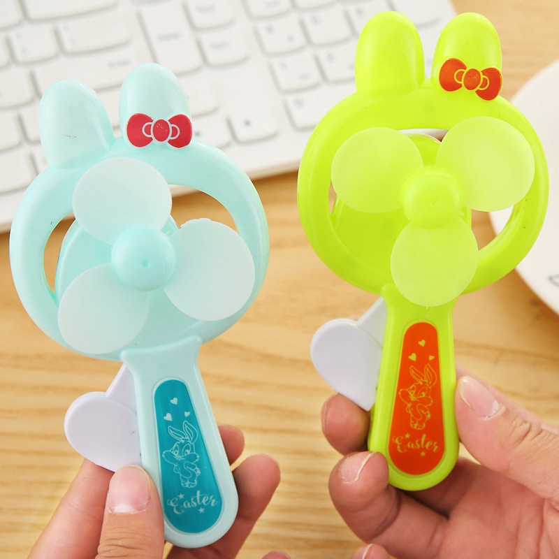 Quạt Cầm Tay mini Dạng Nén Họa Tiết Hoạt Hình Dễ Thương Sáng Tạo Cho Học Sinh