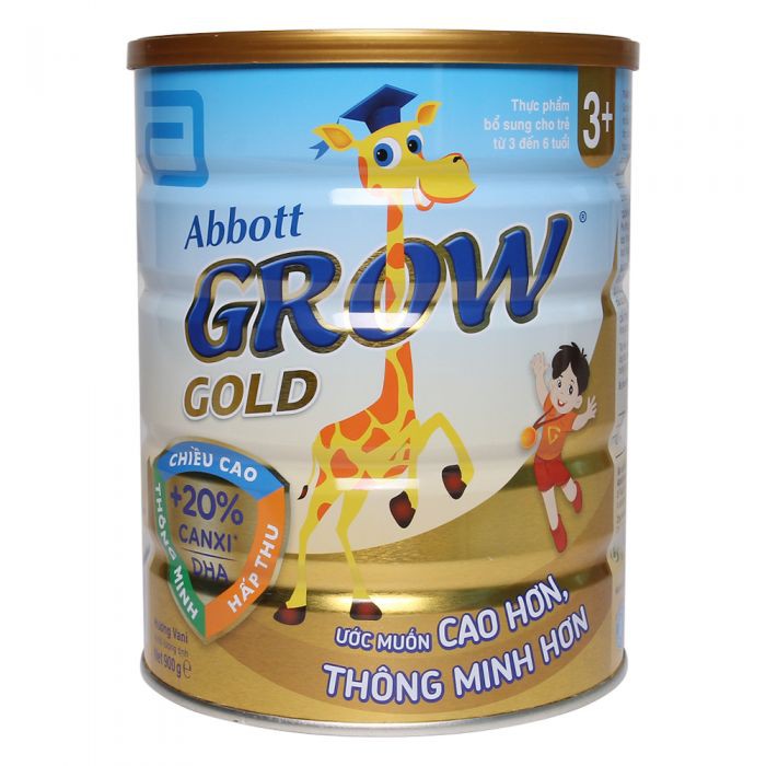 Sữa bột Abbott Grow Gold 3+ 900g