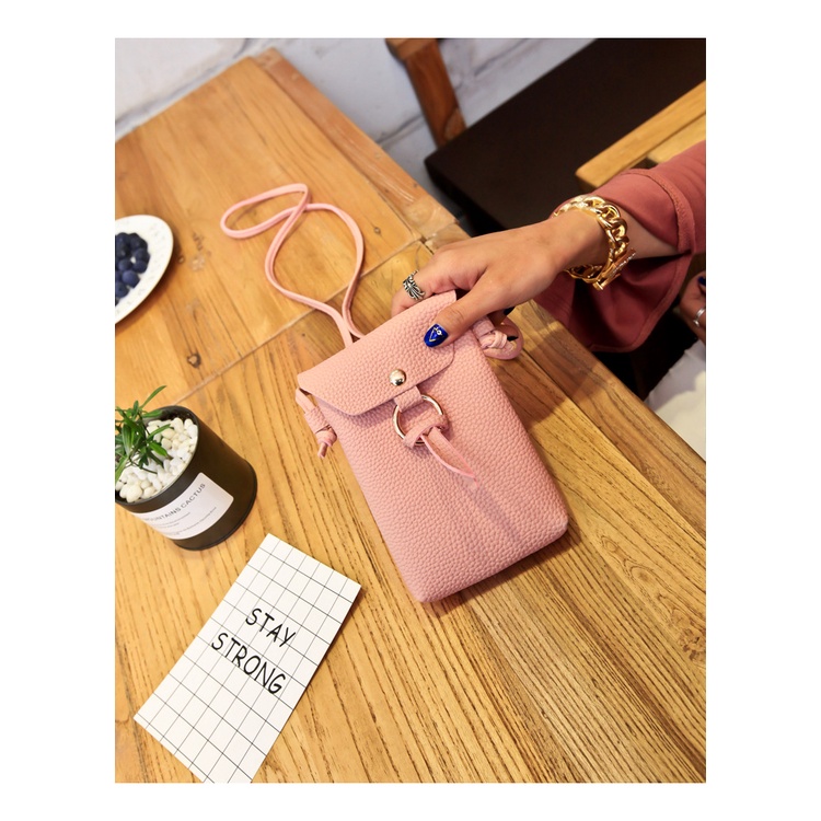 [Sale] Túi đeo chéo mini để điện thoại da Pu thời trang nl.Store S01