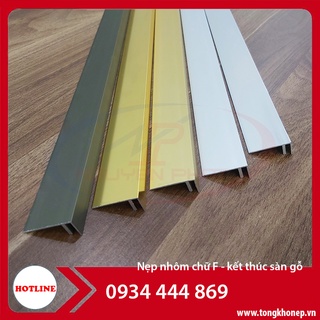 Nẹp sàn gỗ T, F, có kèm đế 12mm ( nếu cần đế 8mm nhắn tin riêng cho shop)
