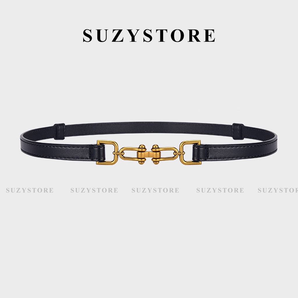 ĐAI VÁY nữ nhỏ 1.5cm Suzystore - THẮT LƯNG nữ bản nhỏ nịt áo váy tròn nhỏ cài tiện lợi - Đai thắt áo nhỏ TLSU12