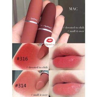 Son Mac Limited Edition, Son Mac Powder Kiss - Matte - Rettro Matte, Devoted to Chili_Mull it over