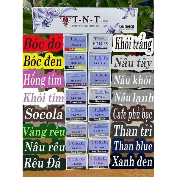 Mầu Nhuộm TNT Không Cần Tẩy | Shopee Việt Nam