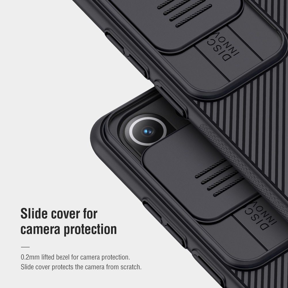 Ốp Điện Thoại Nillkin PC Cứng Có Nắp Trượt Bảo Vệ Ống Kính Máy Ảnh Cho Xiaomi Mi 11 Lite 4G 5G NE/Xiaomi Civi/Xiaomi Civi 1S