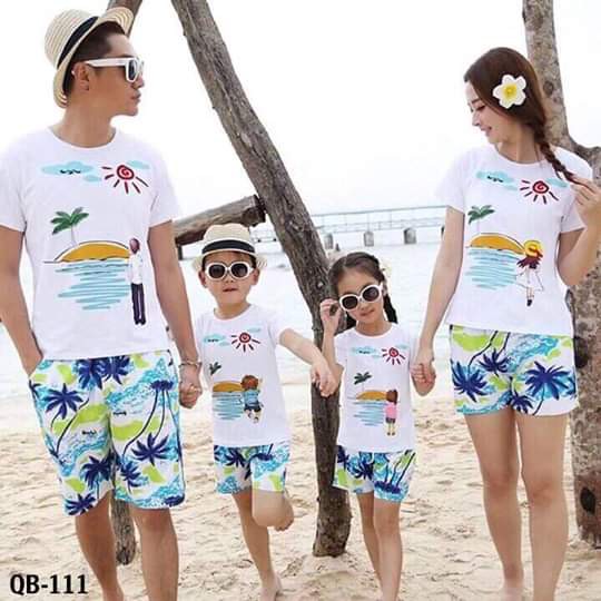 sét quần áo đi biển nam nữ