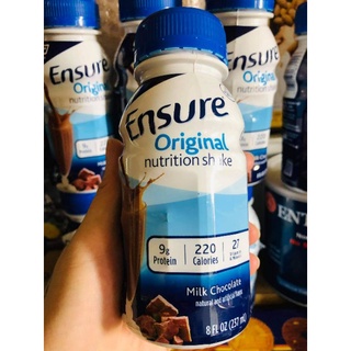LẺ 2 CHAI SỮA NƯỚC ENSURE ORIGINAL VỊ CHOCOLATE 237ML - HÀNG USA