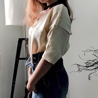 Áo len không xù