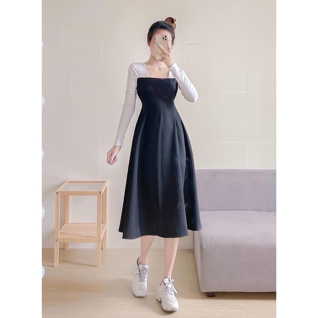 (HÀNG VỀ- FREESHIP) ĐẦM MAXI TAY BORIP TRẮNG ❤️❤️❤️(XƯỞNG MAY NHÀ BELL)_DA003