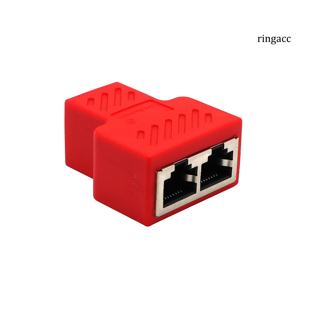 RC Đầu Chia Mạng Lan Chia 1 Thành 2 Cat5 / 6 / 7 Rj45