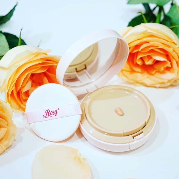 [CHÍNH HÃNG] Phấn nước CC Cushion Rosy mỏng mịn, che phủ tốt, dưỡng trắng da, chống nắng - Nhập khẩu Hàn Quốc