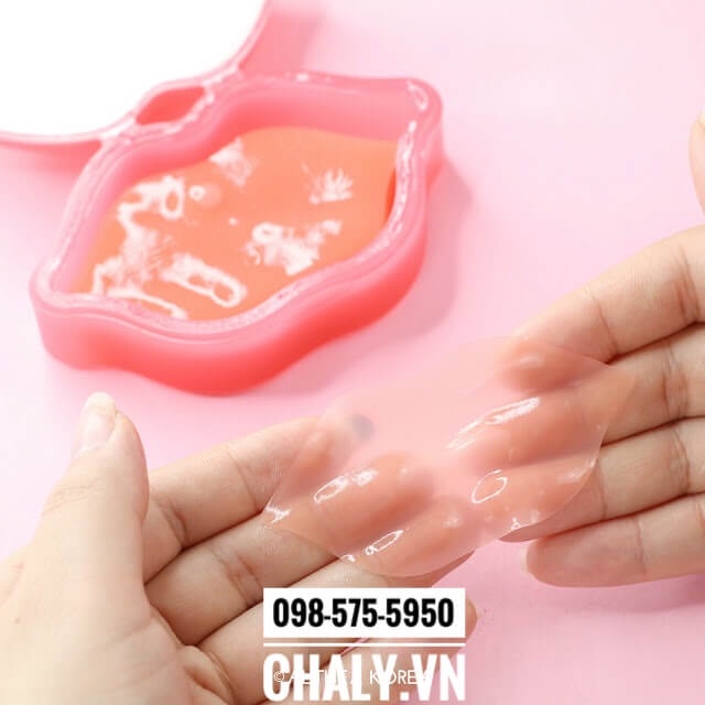 Mặt nạ dưỡng môi hồng - làm hồng nhũ hoa Choosy Lip Pack túi 1 miếng Nhật Bản