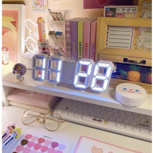 Đồng hồ LED 3D SMART CLOCK treo tường, để bàn "bừng sáng không gian nhà bạn!"...