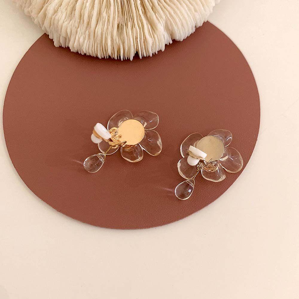 Bông Tai Dạng Kẹp Bằng Acrylic Phong Cách Hàn Quốc Thời Trang Cho Nữ