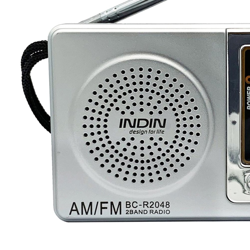 Radio Mini zzz R2048 Cầm Tay 2 Băng Tần Có Ăng Ten Tích Hợp Loa Tiện Dụng