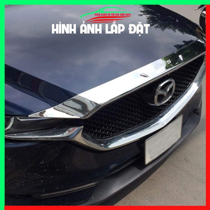 Ốp trang trí mặt ca lăng, viền mí capo CX5 CX-5 2018-2022