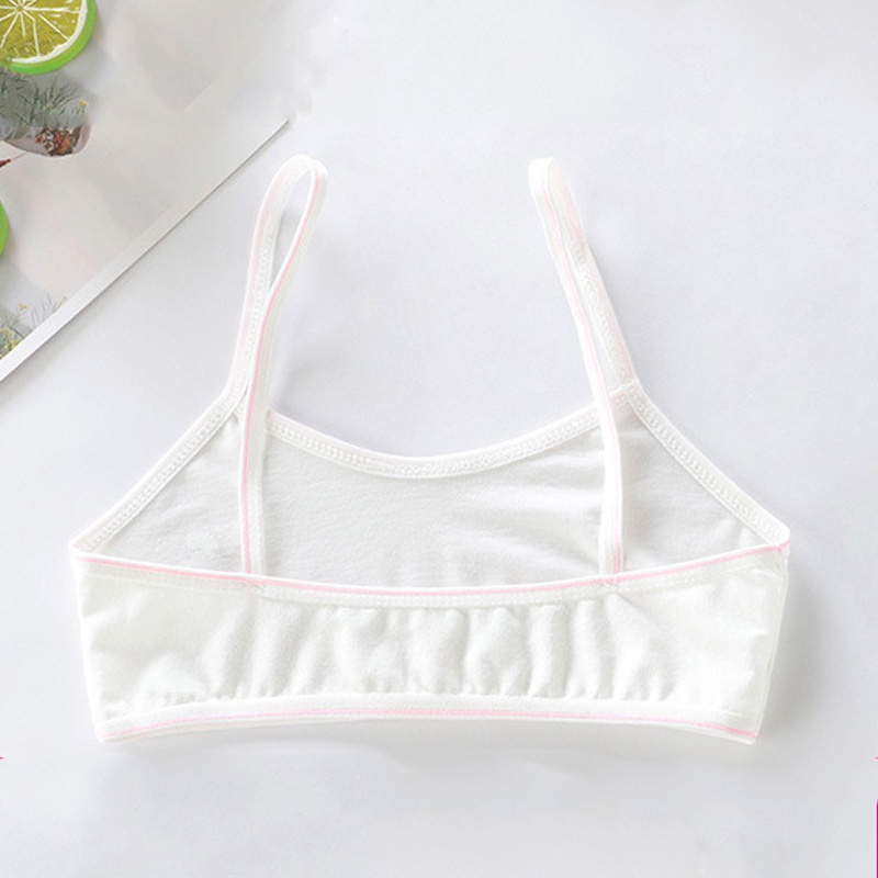 Áo Lót Thể Thao Định Hình Dáng Chữ U Bằng Cotton Thoáng Khí Cho Bé Gái